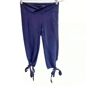 SUPERDRY STUDIO WRAP LEGGING Cropped Blue Purple